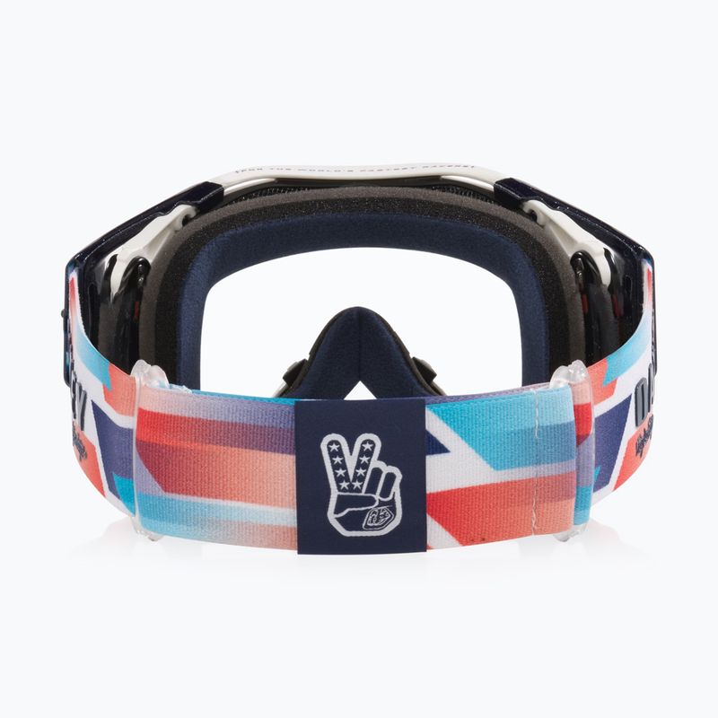 Cyklistické brýle Oakley Airbrake MTB Troy Lee Designs ice white/clear 3