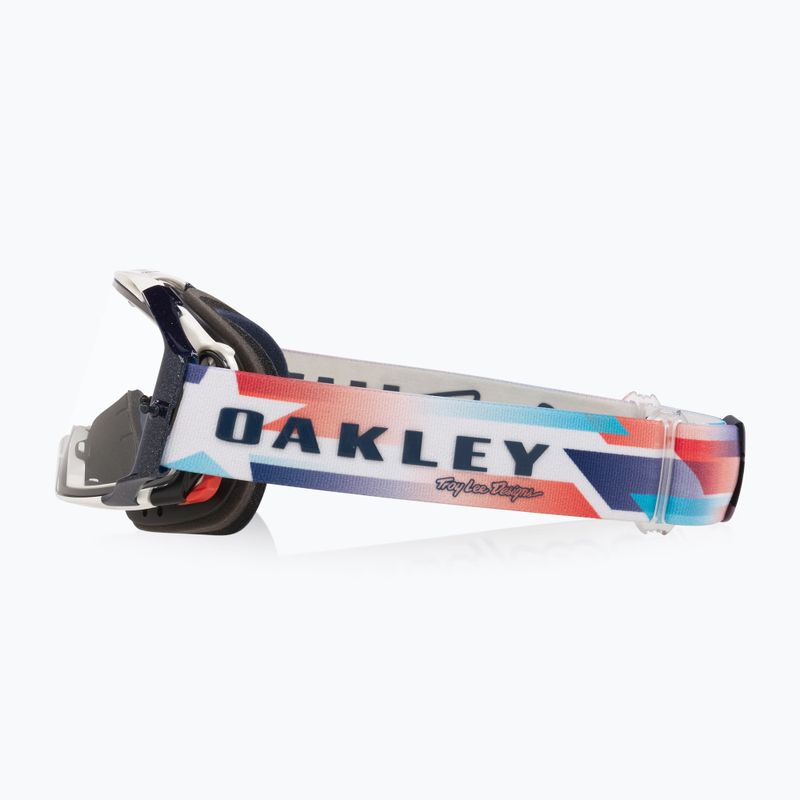 Cyklistické brýle Oakley Airbrake MTB Troy Lee Designs ice white/clear 4