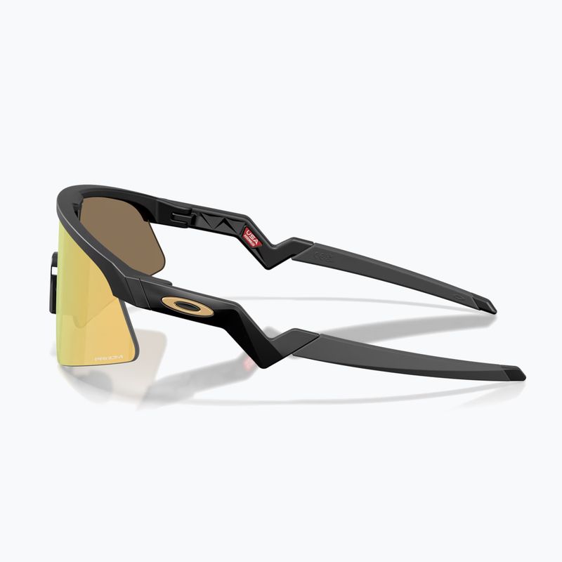 Dětské sluneční brýle Oakley Resistor Sweep polished matte black/prizm 24k 5