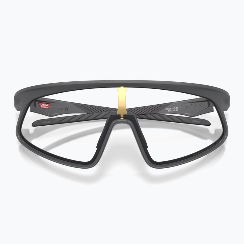 Sluneční brýle Oakley RSLV 141 matte carbon/clear to black iridium photo 5