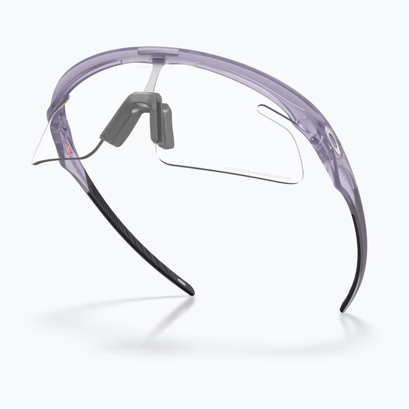 Sluneční brýle Oakley RSLV Lite matte trans lilac/clear to black iridium photo 4