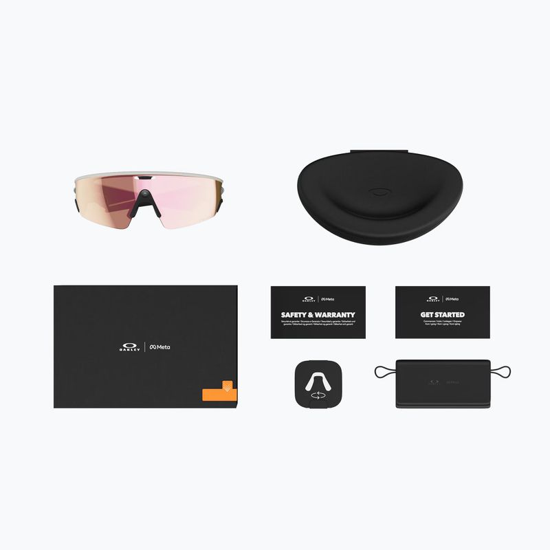 Sluneční brýle Oakley Meta Vanguard white/prizm rose gold 7