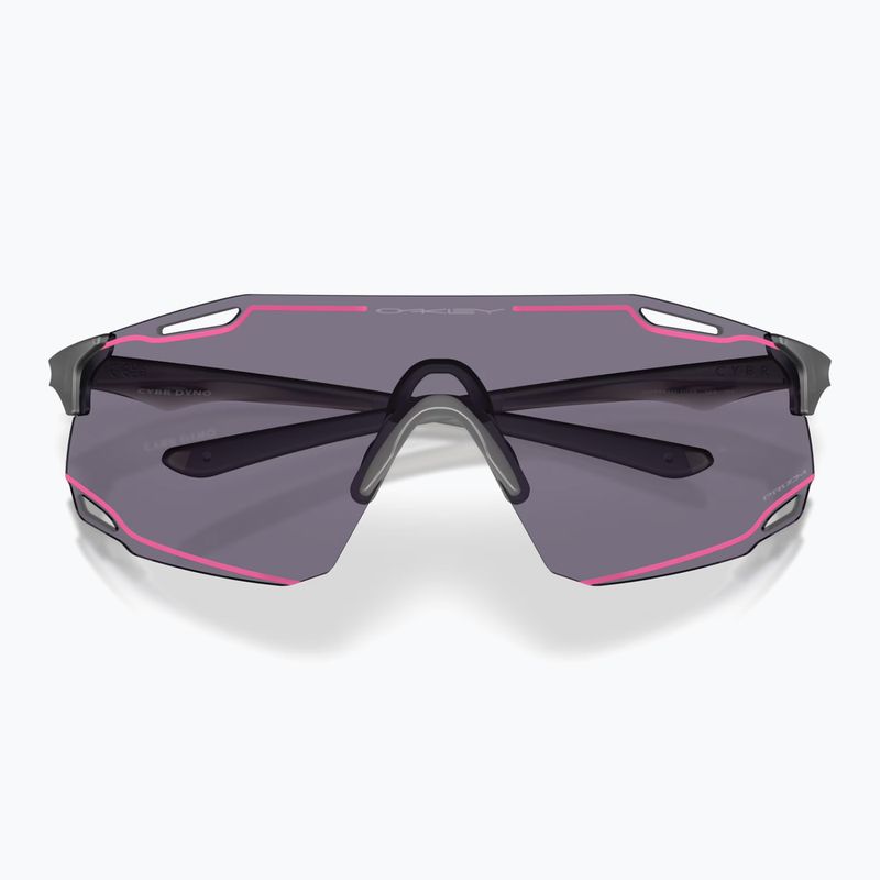 Sluneční brýle Oakley Cybr Dyno matte grey smoke/prizm grey with pink ink 3