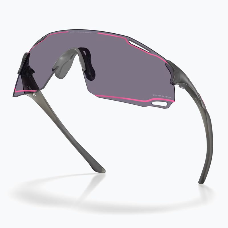 Sluneční brýle Oakley Cybr Dyno matte grey smoke/prizm grey with pink ink 4