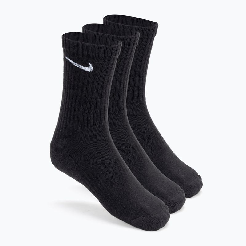 Ponožky Nike Everyday Cushioned Crew 3 páry černá/bílá