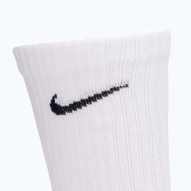 Ponožky Nike Everyday Cushioned Crew 3 páry bílé/černé 3