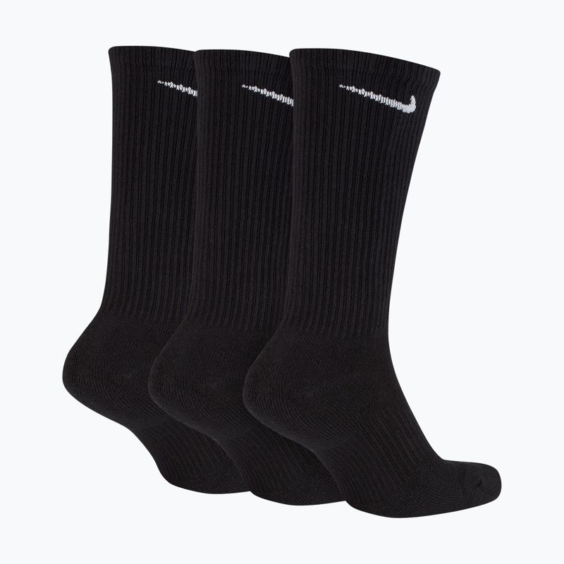 Ponožky Nike Everyday Plus Cushioned 3 páry black/white 2