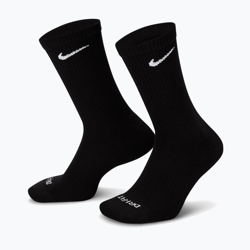 Ponožky Nike Everyday Plus Cushioned 3 páry black/white 3