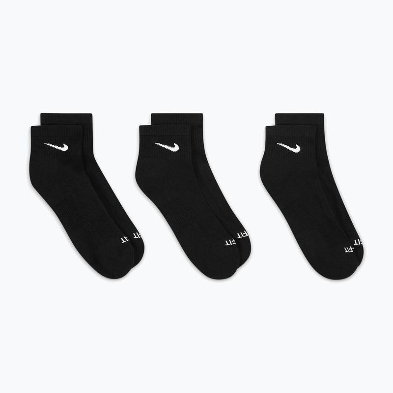 Ponožky Nike Everyday Plus Cushioned Ankle 3 páry black/white 4
