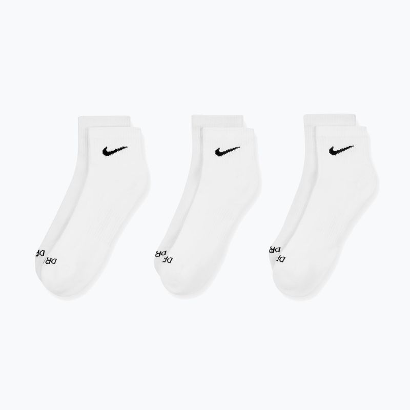 Ponožky Nike Everyday Plus Cushioned Ankle 3 páry white/black