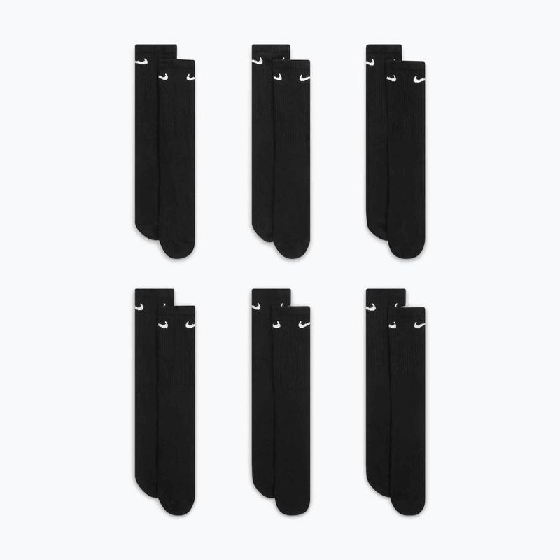 Ponožky Nike Everyday Cushioned 6 par black/white 3