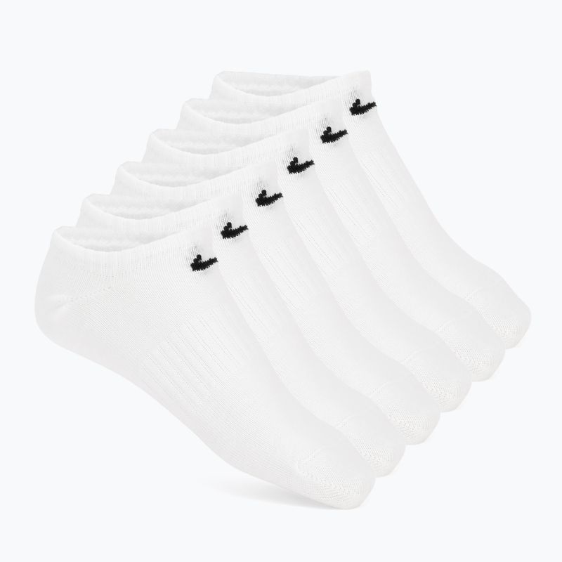 Ponožky Nike Everyday Lightweight No Show 6 párů white/black