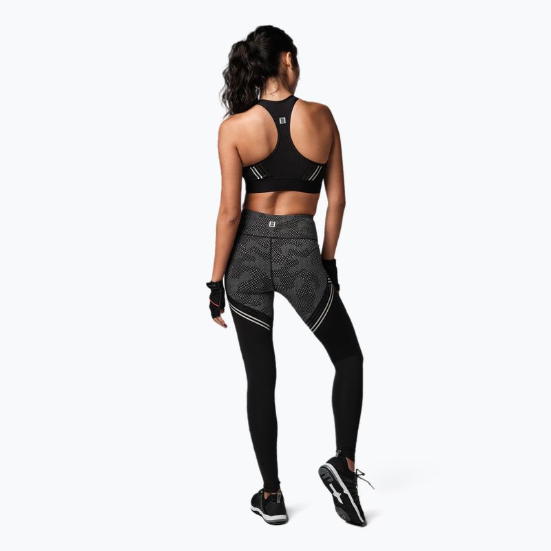 Fitness podprsenka STRONG ID Make The Cut černo-šedá Z1T02692 2