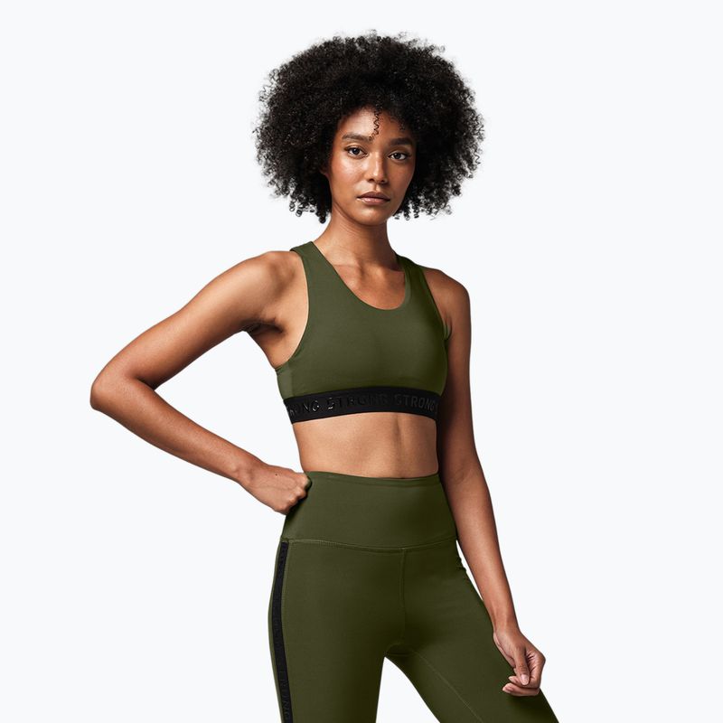 Fitness podprsenka STRONG ID Essential Sports zelená Z1T02695