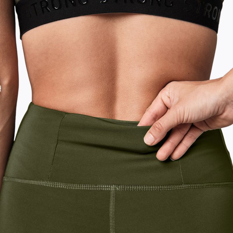 Dámské tréninkové legíny STRONG ID Essential zelené Z1B01340 5