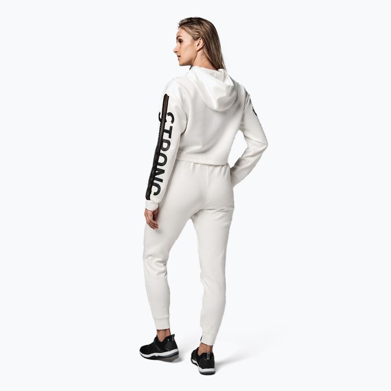 Dámská mikina STRONG ID Branded Crop bílá Z1T02502 3