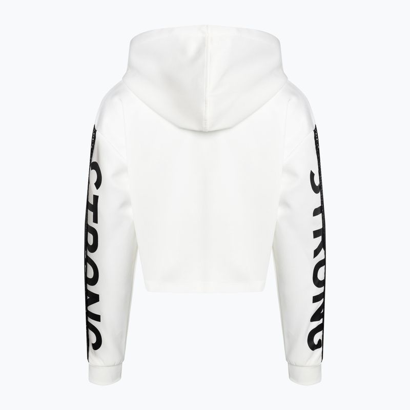 Dámská mikina STRONG ID Branded Crop bílá Z1T02502 7