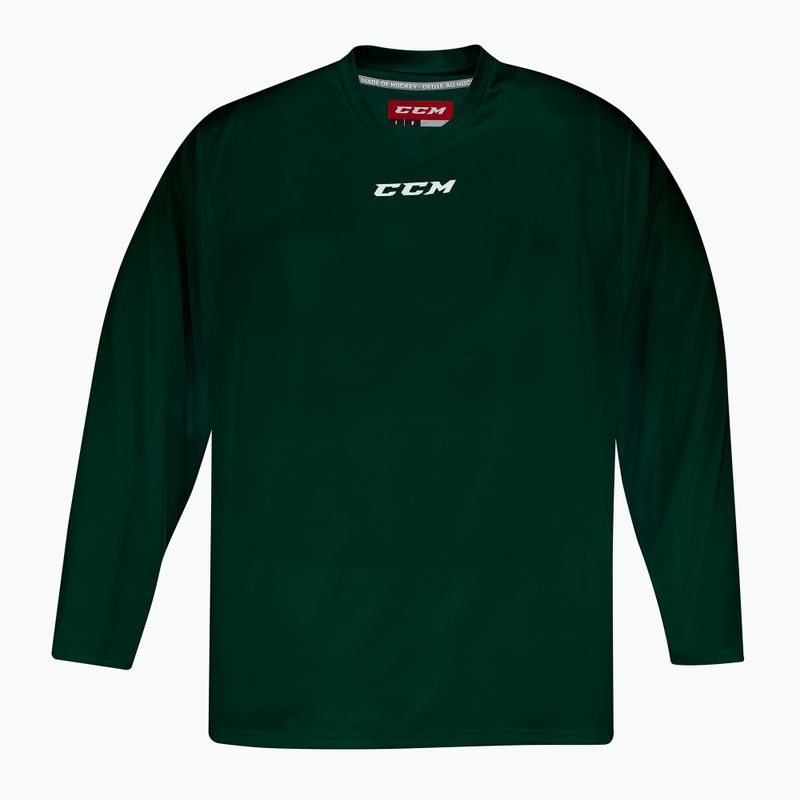Pánské hokejové tričko s dlouhým rukávem CCM 5000 SR dark green