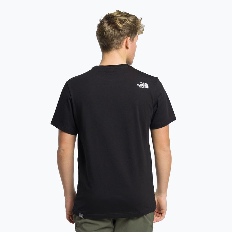 Pánské trekingové tričko The North Face Easy černé NF0A2TX3JK31 4