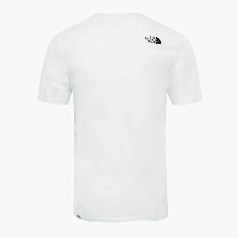 Pánské trekingové tričko The North Face Easy bílé NF0A2TX3FN41 9
