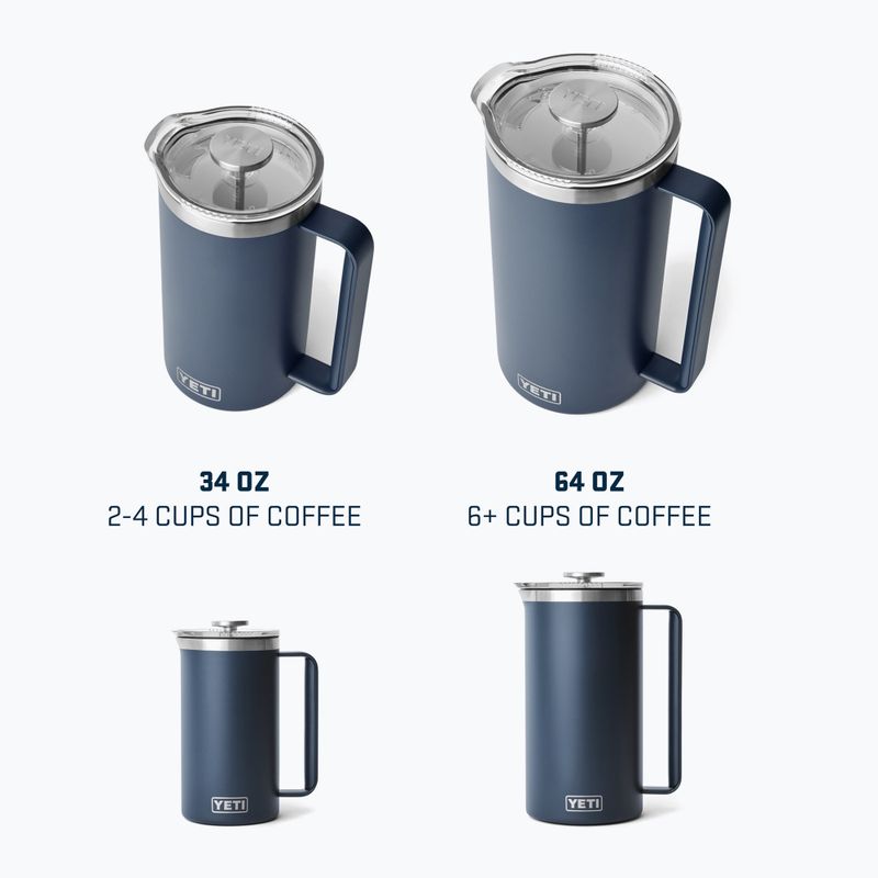Kávovar YETI French Press 1,9 l navy 14