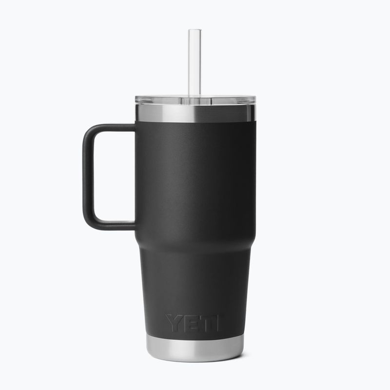 Termohrnek YETI Rambler Straw 739 ml black 2