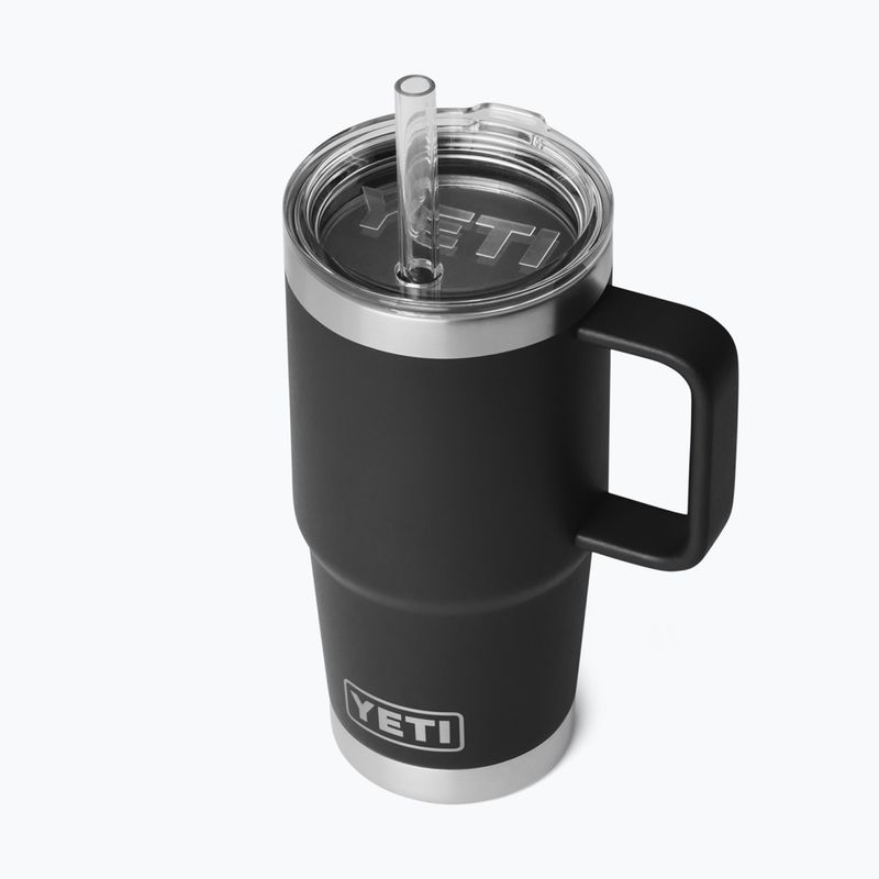Termohrnek YETI Rambler Straw 739 ml black 3
