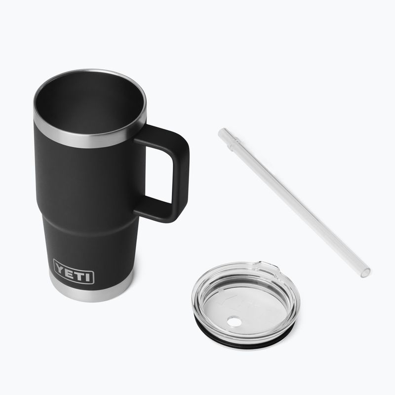 Termohrnek YETI Rambler Straw 739 ml black 4