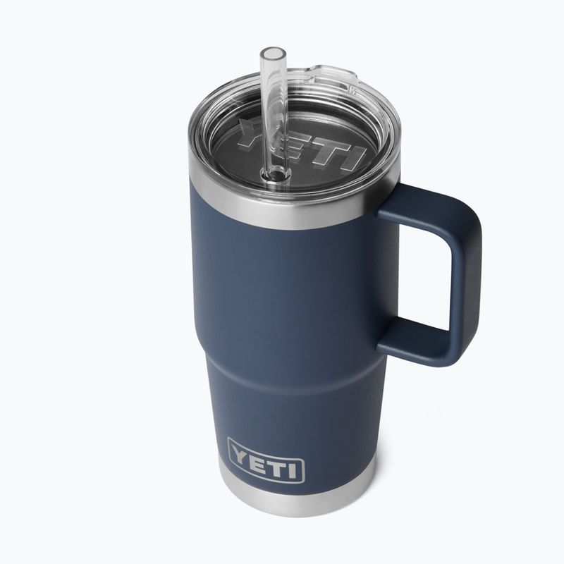 Termohrnek YETI Rambler Straw 739 ml navy 3
