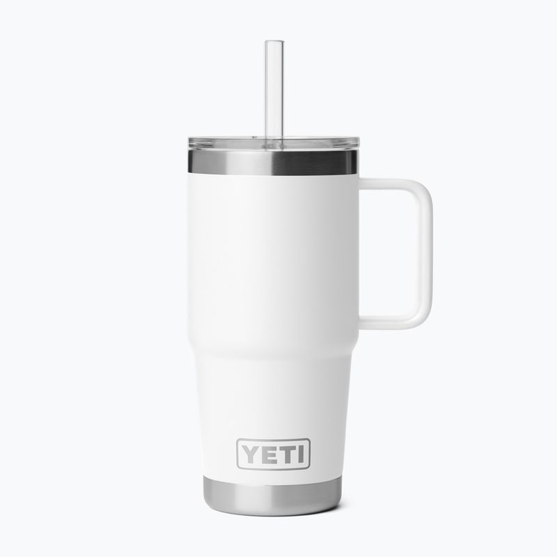 Termohrnek YETI Rambler Straw 739 ml white