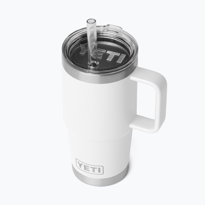 Termohrnek YETI Rambler Straw 739 ml white 3