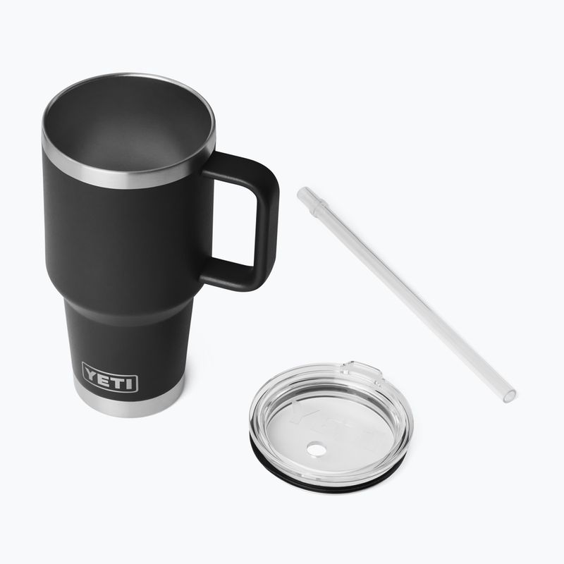 Termohrnek YETI Rambler Straw 1000 ml black 4