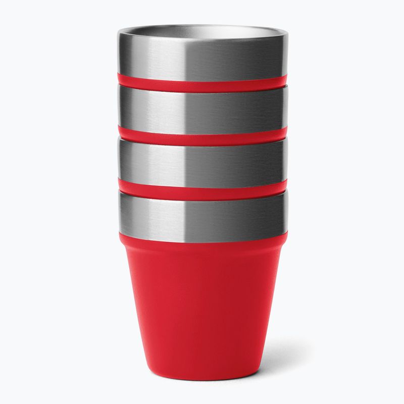 Turistické kalíšky YETI Shot 48 ml 4 pcs. rescue red 3