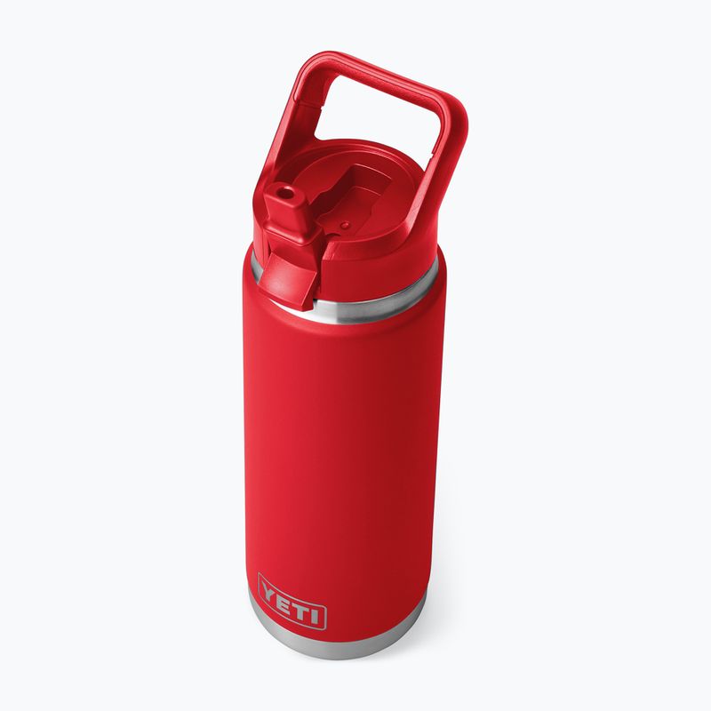 Termo láhev YETI Rambler Straw 769 ml rescue red 5