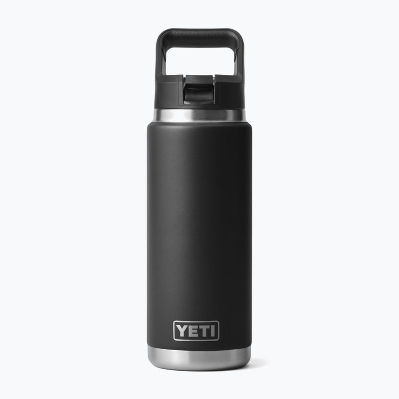 Termo láhev YETI Rambler Straw 769 ml black