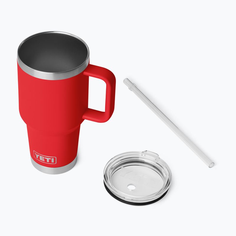Termohrnek YETI Rambler Straw 1000 ml rescue red 4