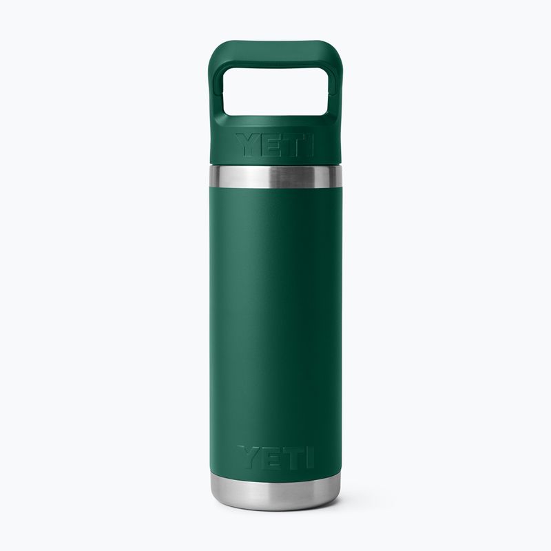 Termo láhev YETI Rambler C Straw 532 ml black forest green 2