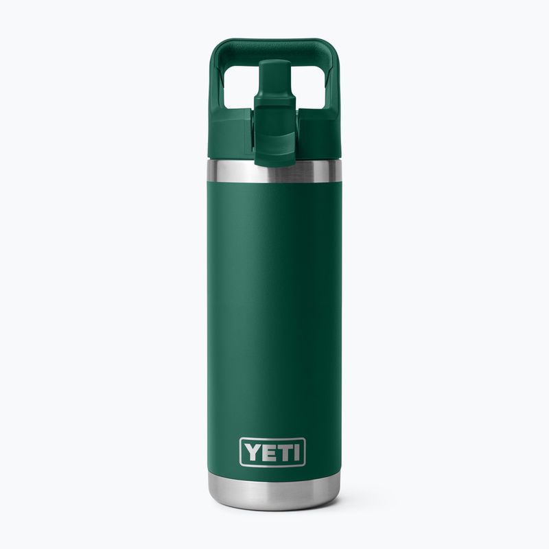 Termo láhev YETI Rambler C Straw 532 ml black forest green 3