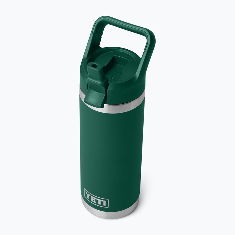 Termo láhev YETI Rambler C Straw 532 ml black forest green 5