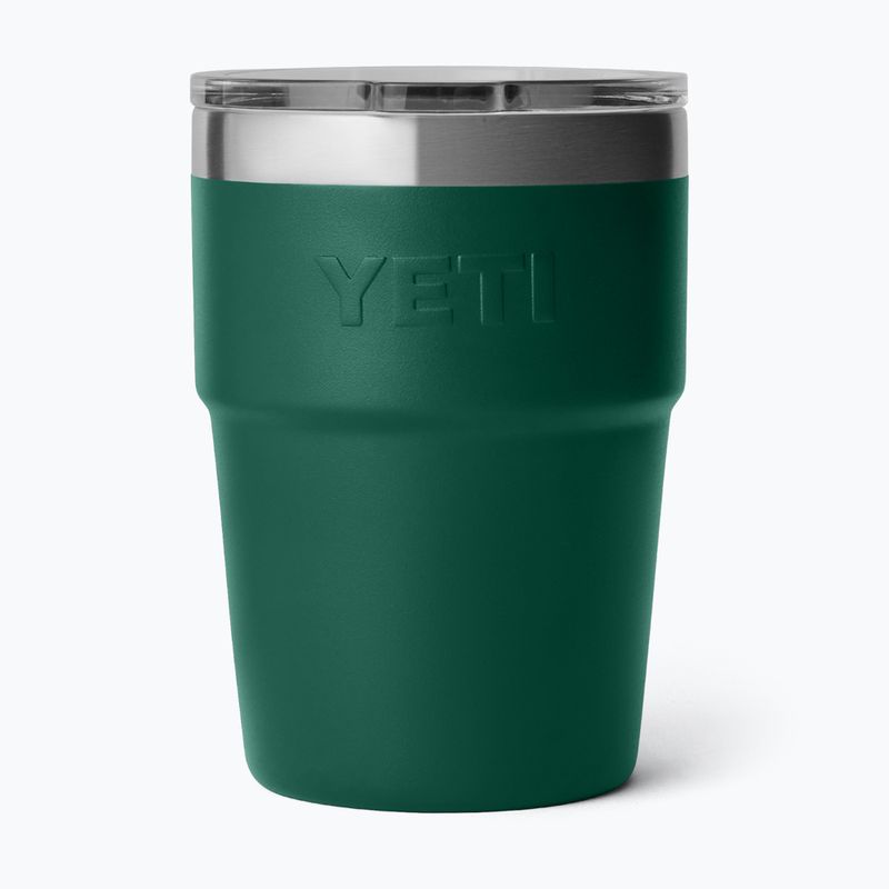 Termoska YETI Rambler Stackable 473 ml black forest green 2