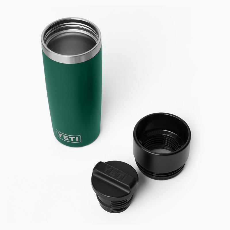 Termoska YETI Rambler Travel 473 ml black forest green 4