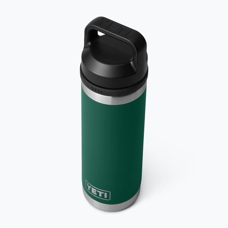 Termoska YETI Rambler Chug 532 ml black forest green 3