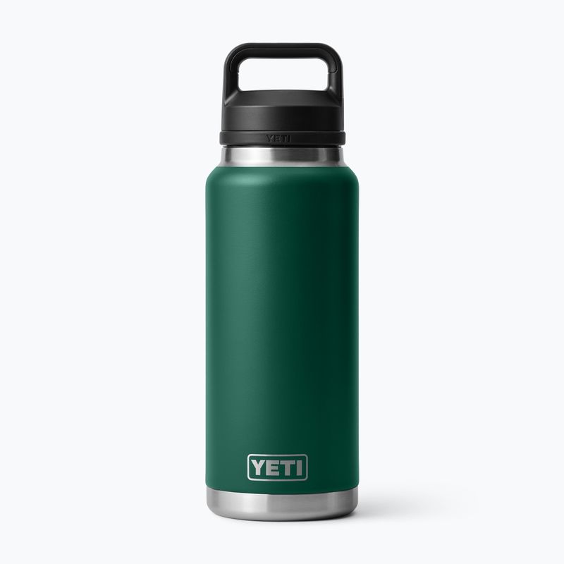 Termo láhev YETI Rambler Chug 1064 ml black forest green