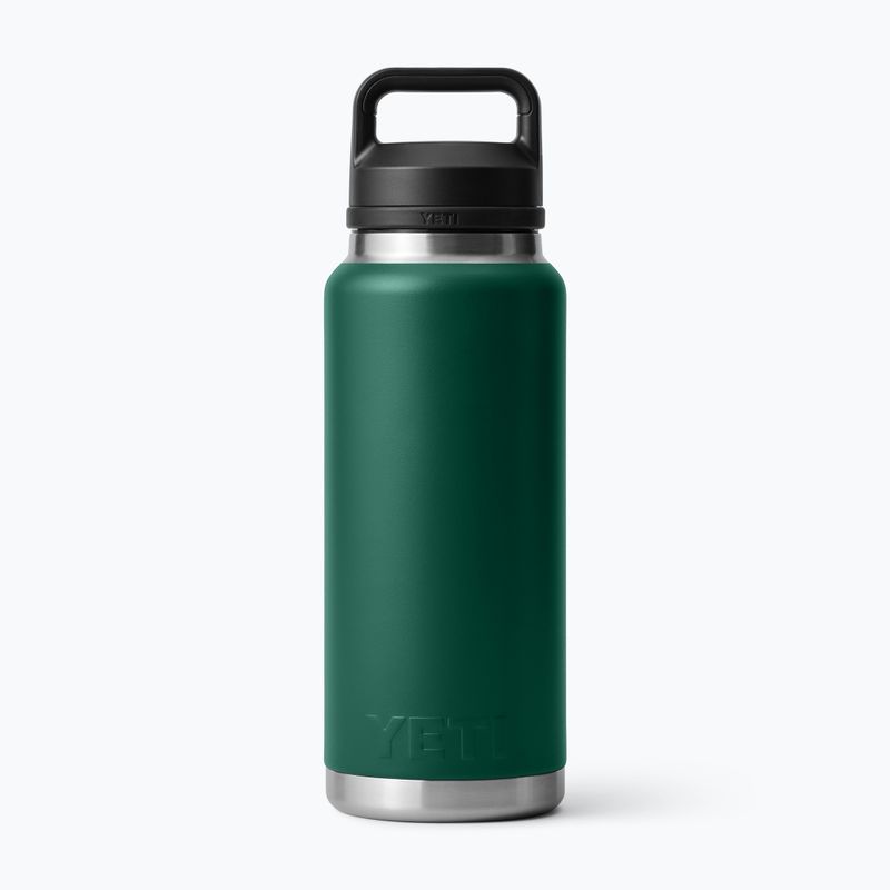 Termo láhev YETI Rambler Chug 1064 ml black forest green 2