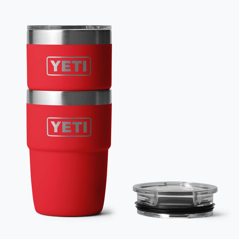 Termoska YETI Rambler Stackable 237 ml rescue red 4