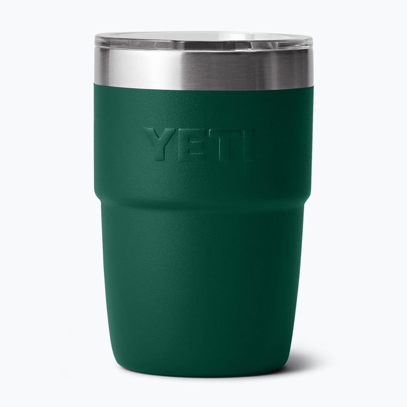 Termoska YETI Rambler Stackable 237 ml black forest green 2