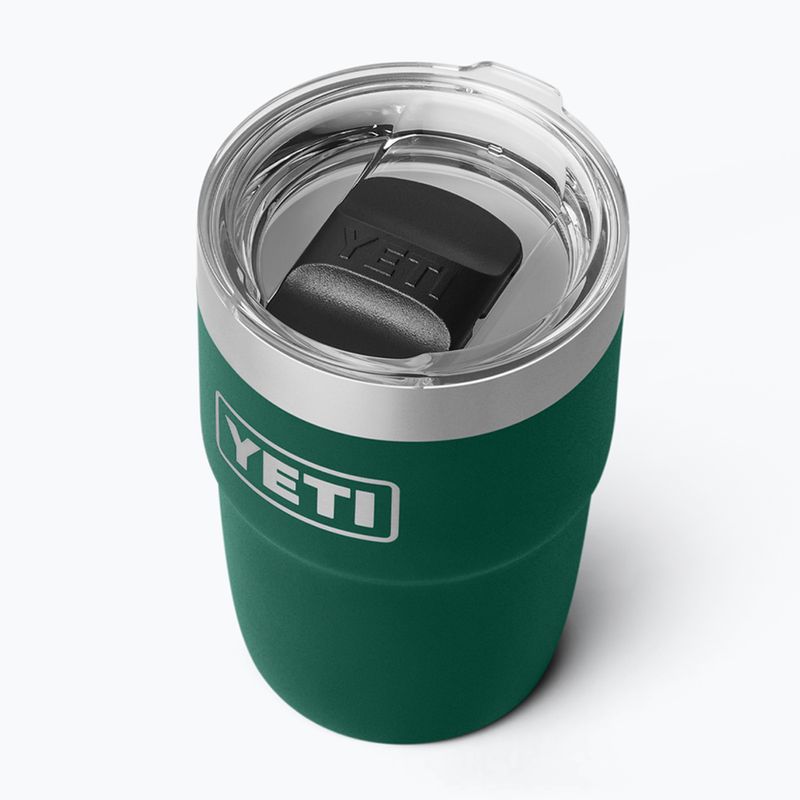 Termoska YETI Rambler Stackable 237 ml black forest green 3