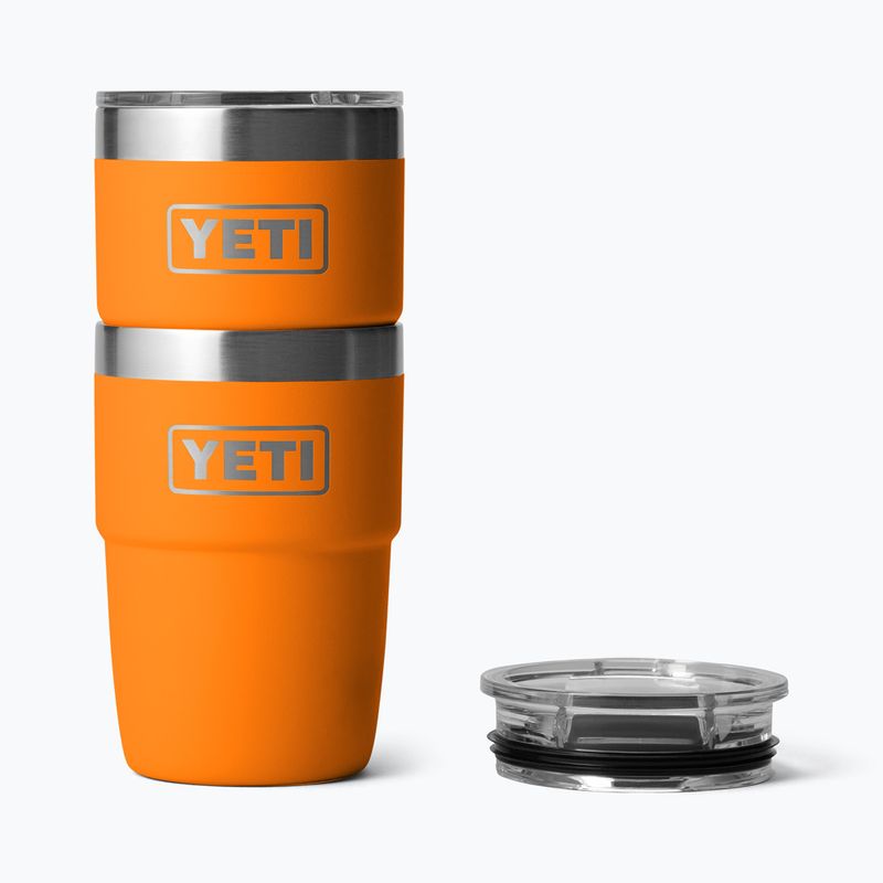 Termoska YETI Rambler Stackable 237 ml king crab orange 4