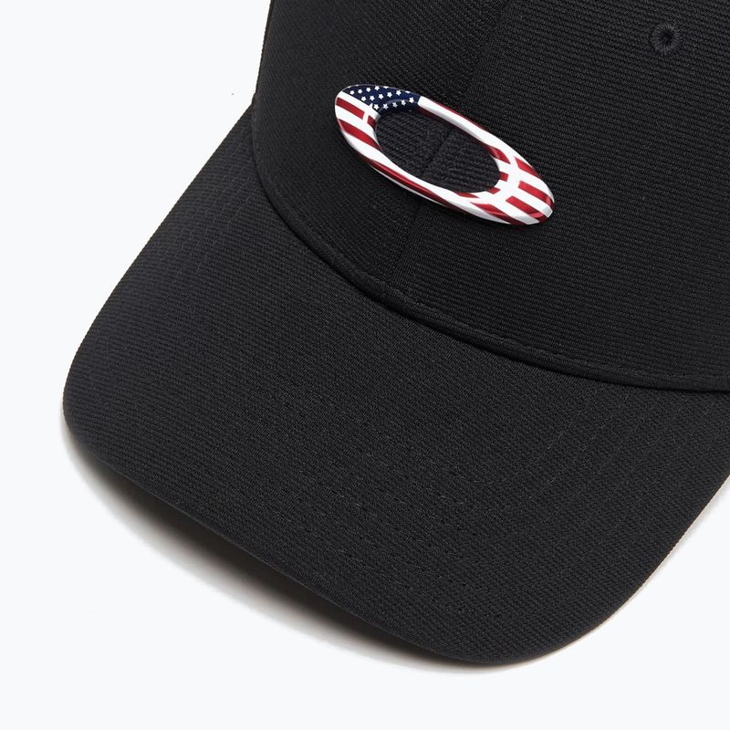 Pánská kšiltovka Oakley Tincan black/american flag 3