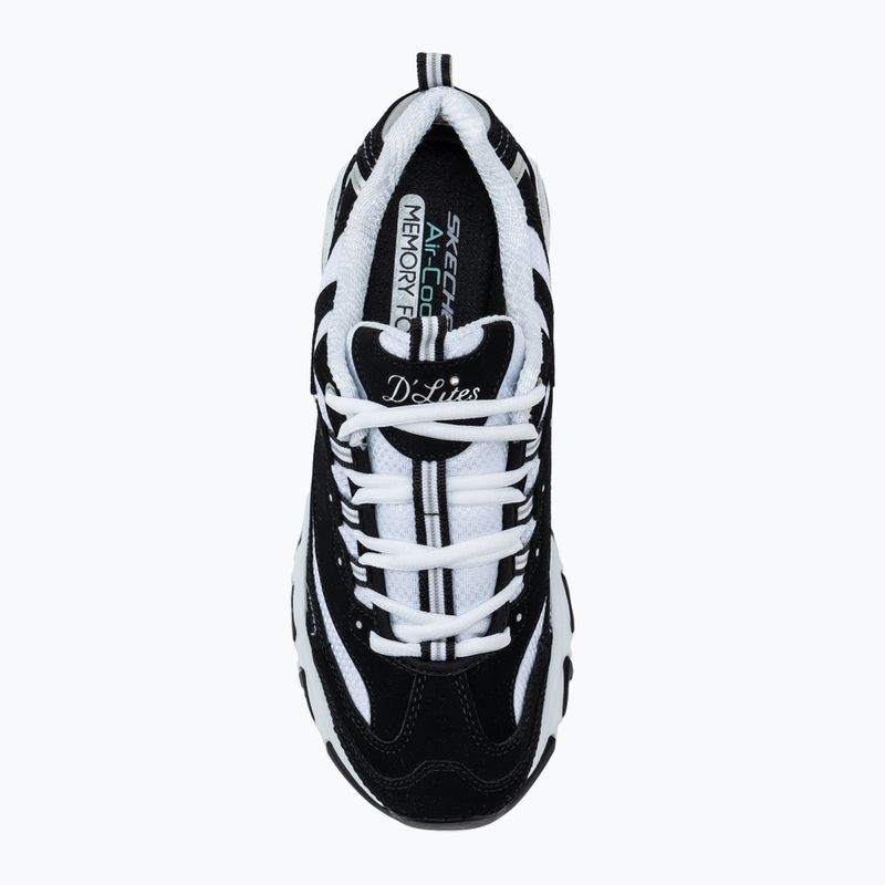 Dámské boty  SKECHERS D'Lites Biggest Fan black/white/silver 5
